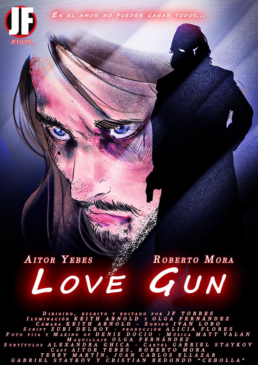 Póster del corto LOVE GUN