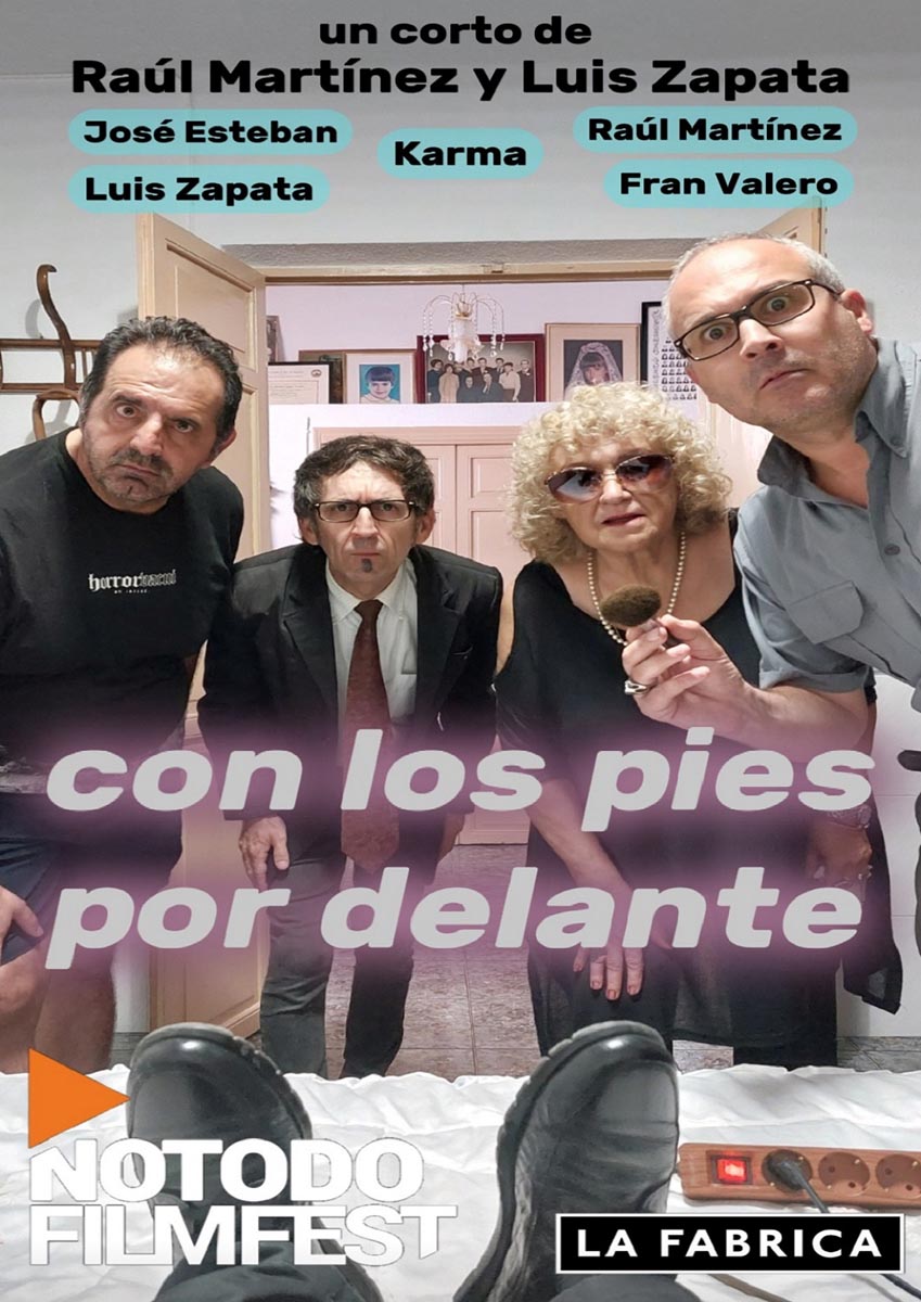 Póster del corto Con los pies por delante