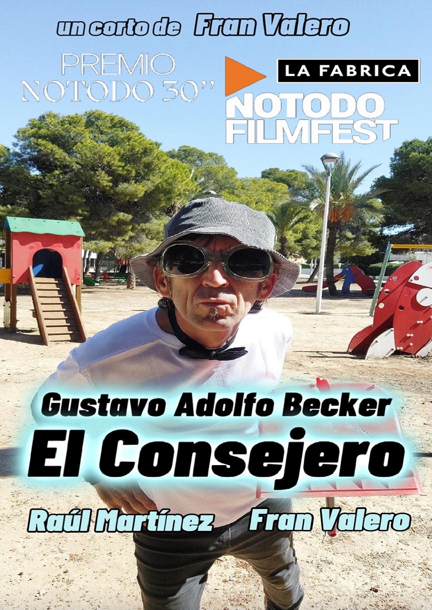 Póster del corto El Consejero (Gustavo Adolfo Becker)