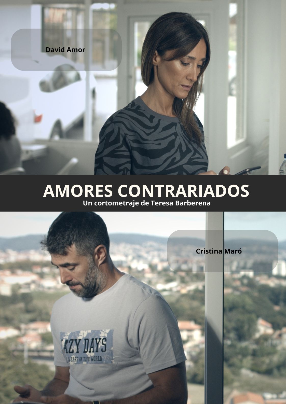 Póster del corto Amores Contrariados