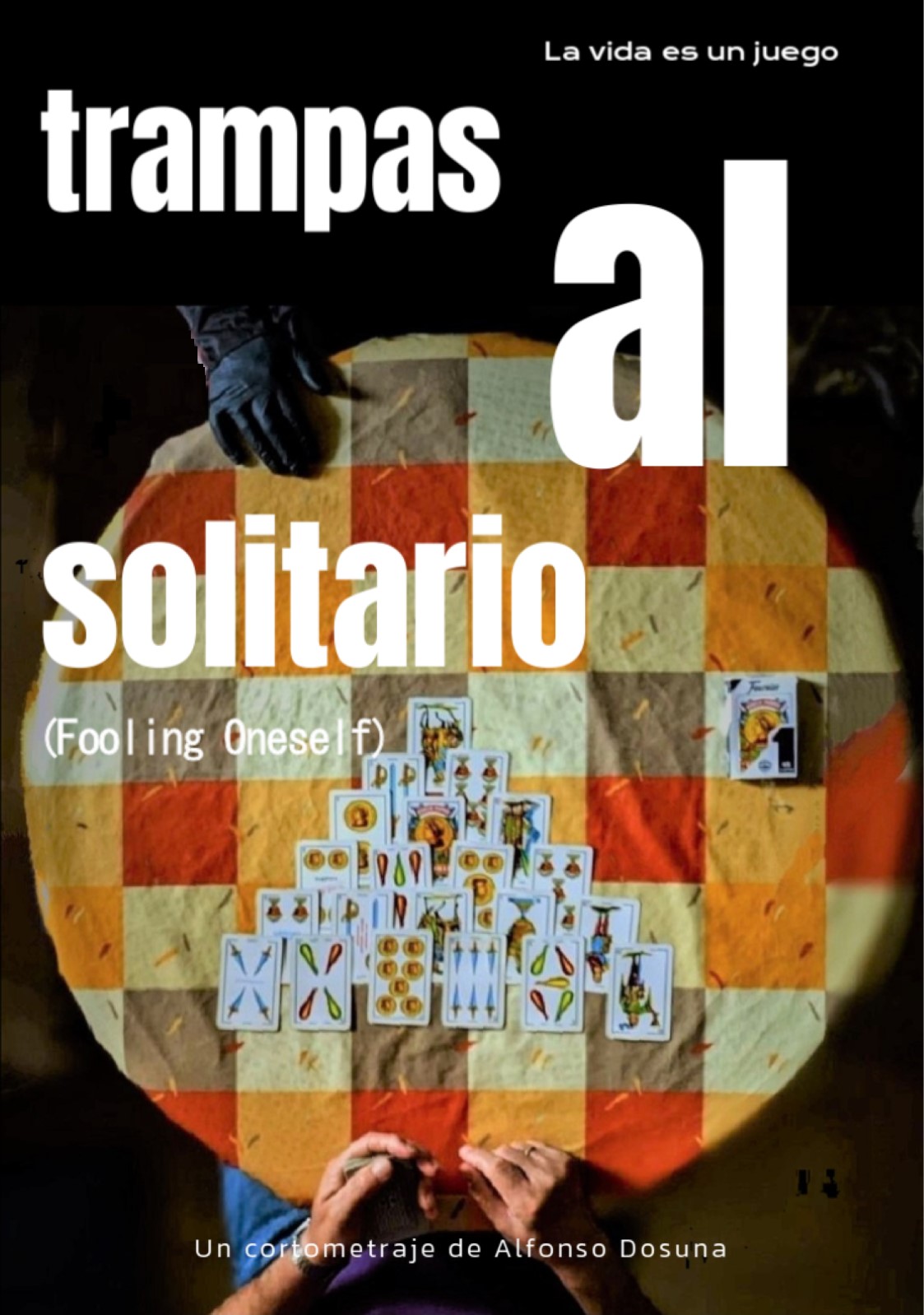 Póster del corto TRAMPAS AL SOLITARIO