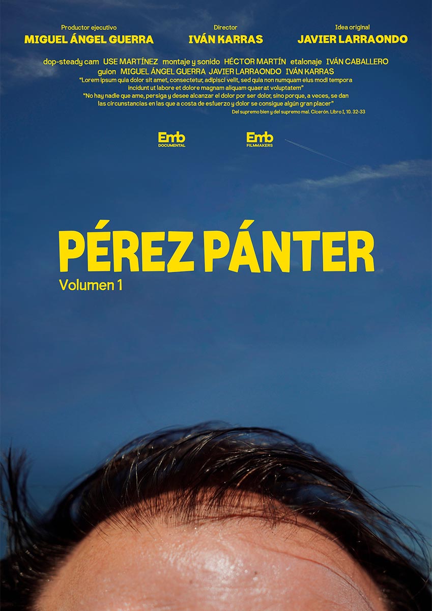 Póster del corto PÉREZ PÁNTER, VOLUMEN 1