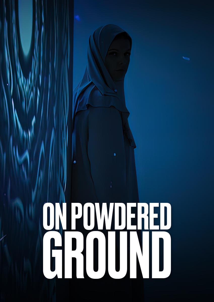 Póster del corto On powdered ground