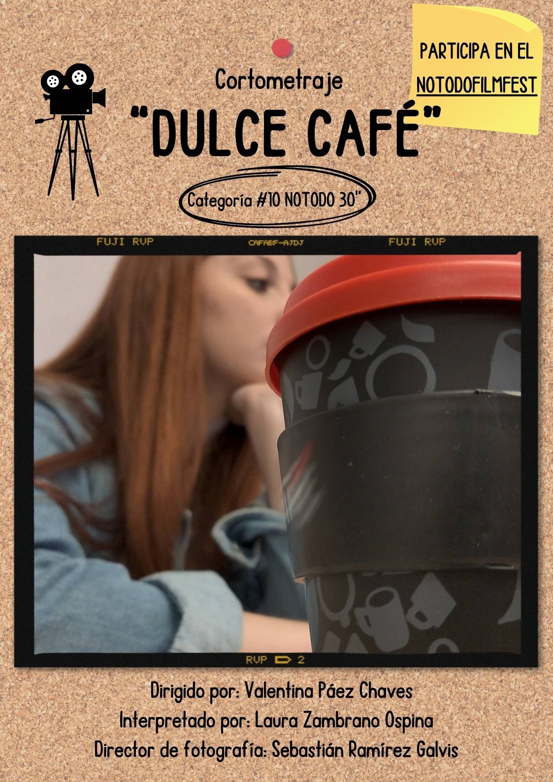 Póster del corto DULCE CAFÉ