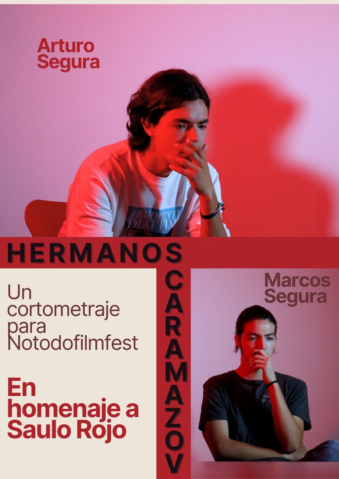 Póster del corto Hermanos Caramazov