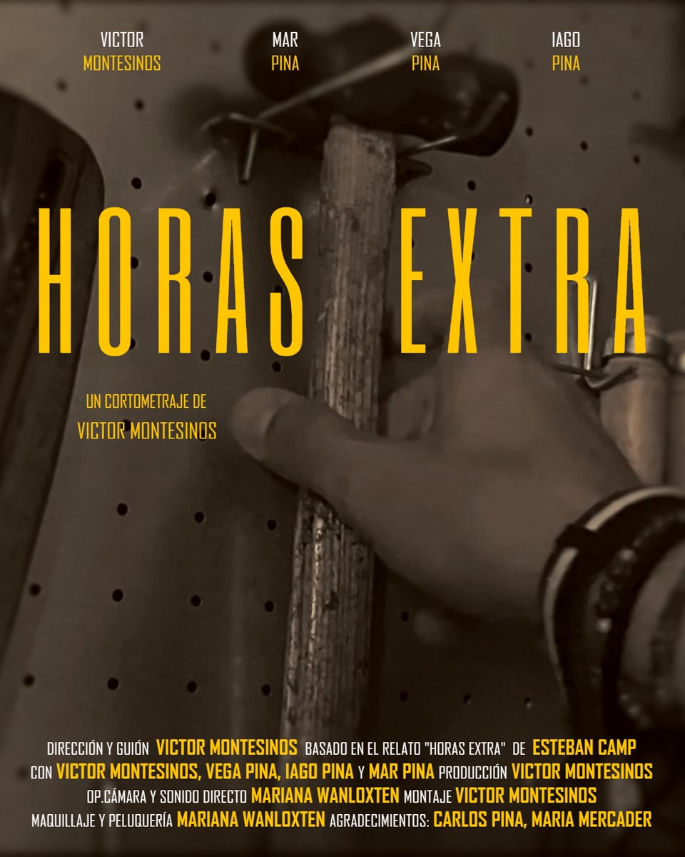 Póster del corto HORAS EXTRA