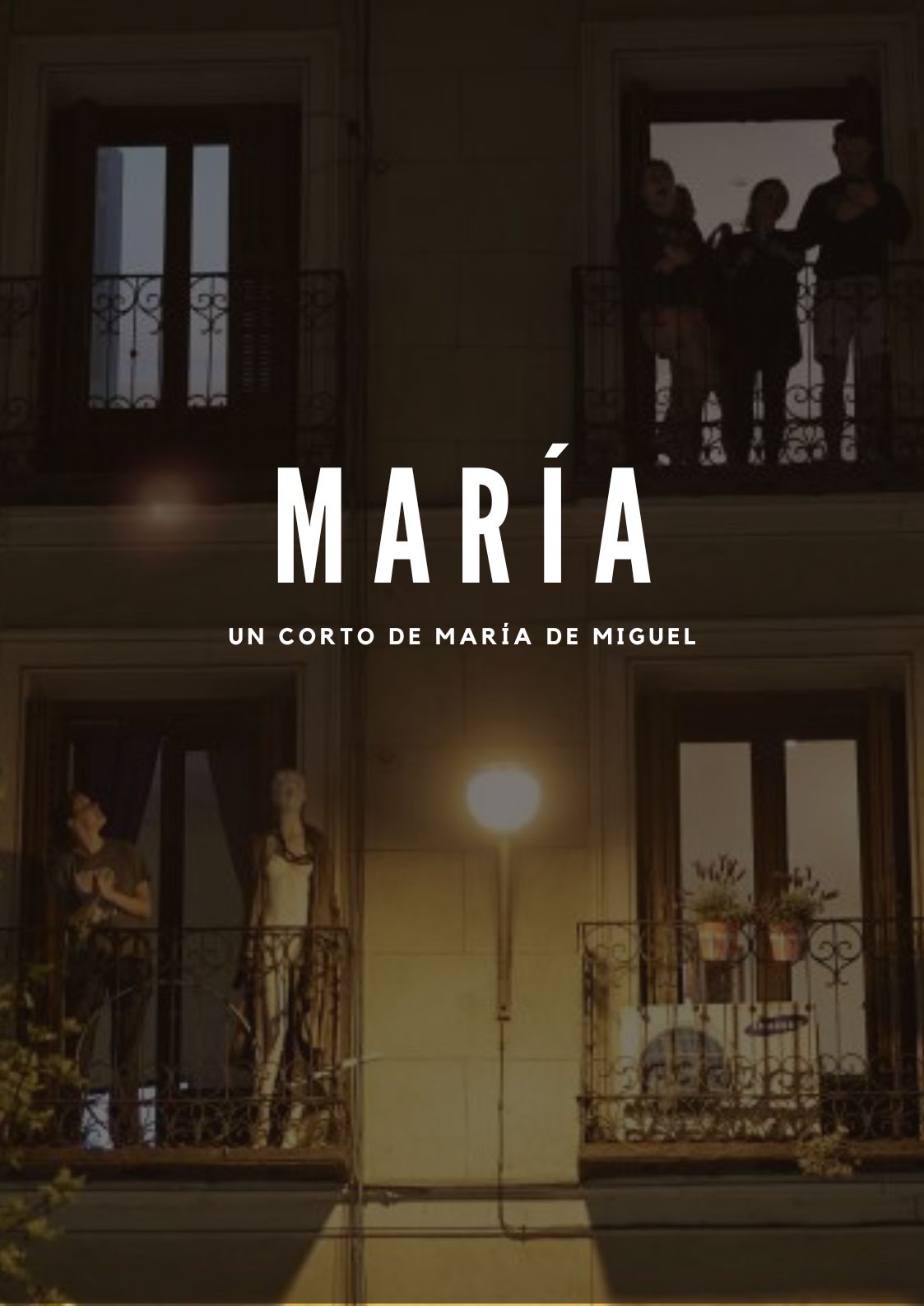 Póster del corto MARÍA