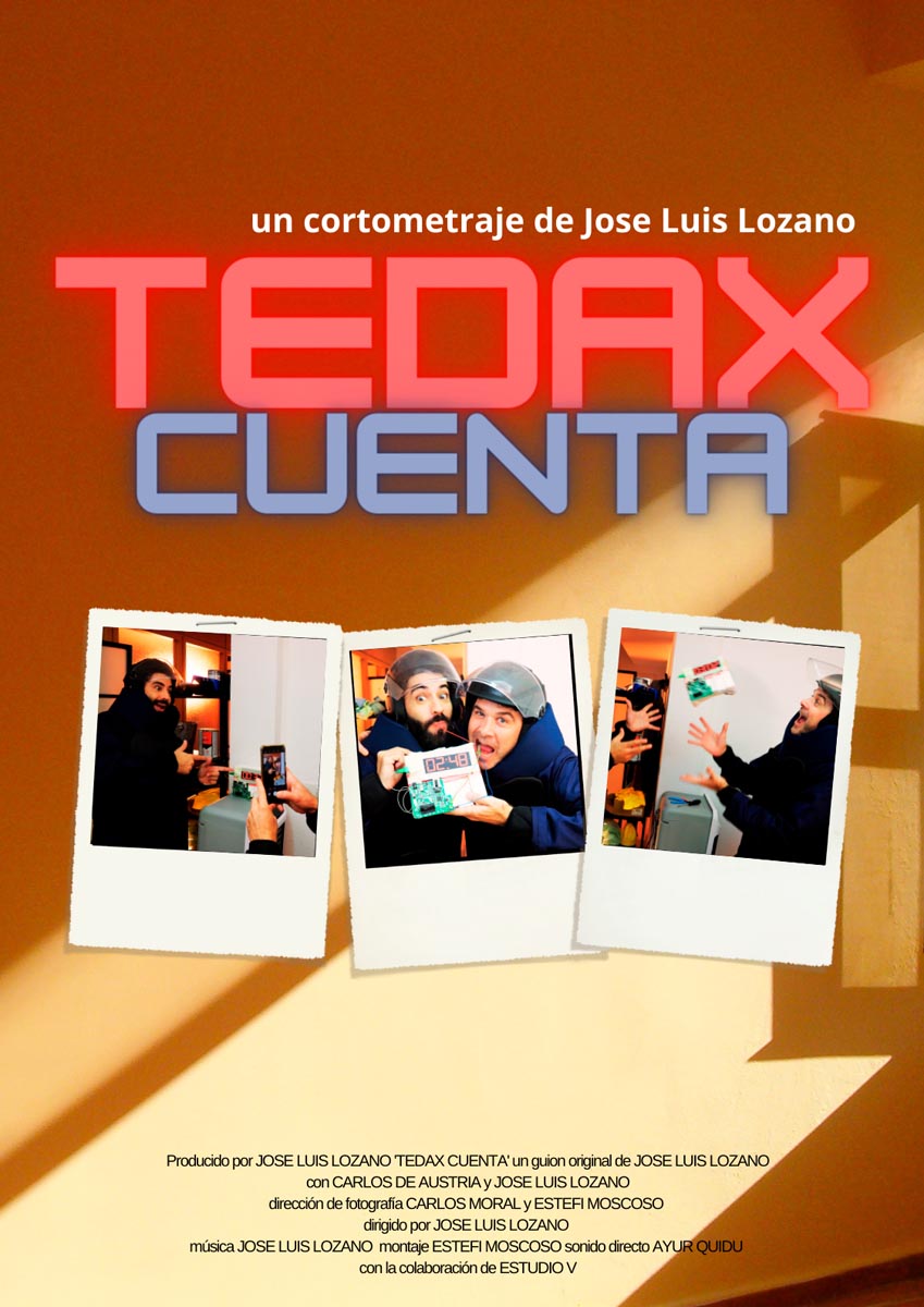 Póster del corto TEDAX CUENTA