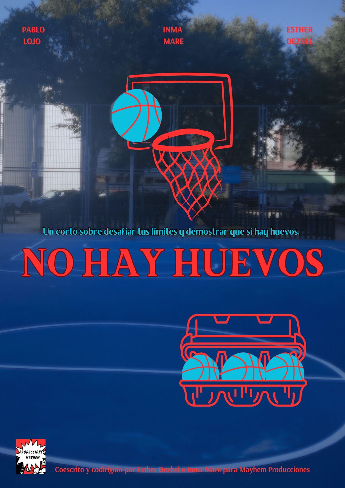 Póster del corto No hay huevos