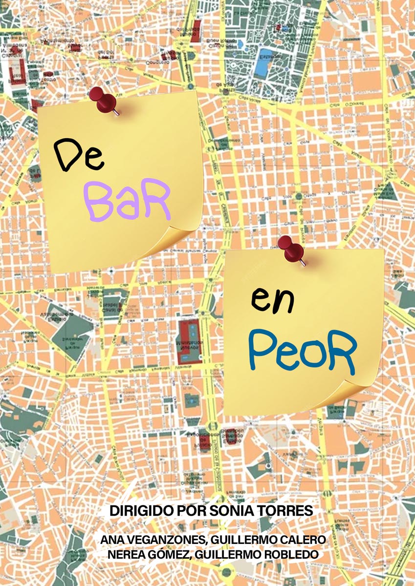 Póster del corto de bar en peor