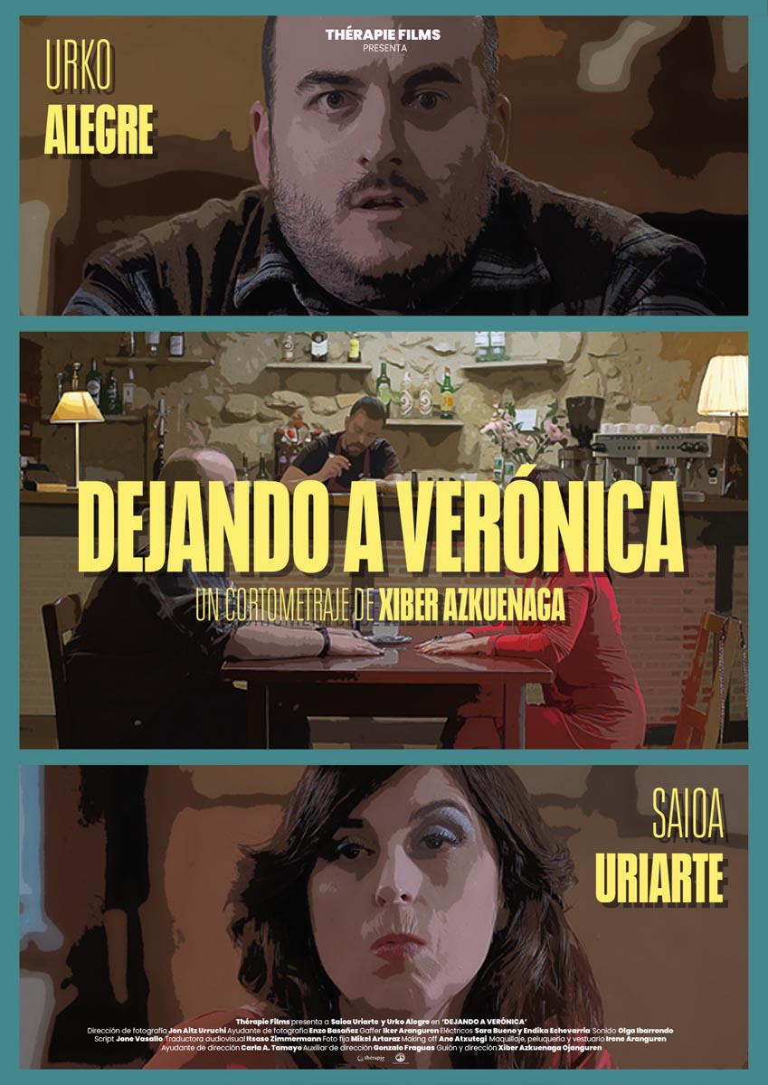 Póster del corto Dejando a Verónica