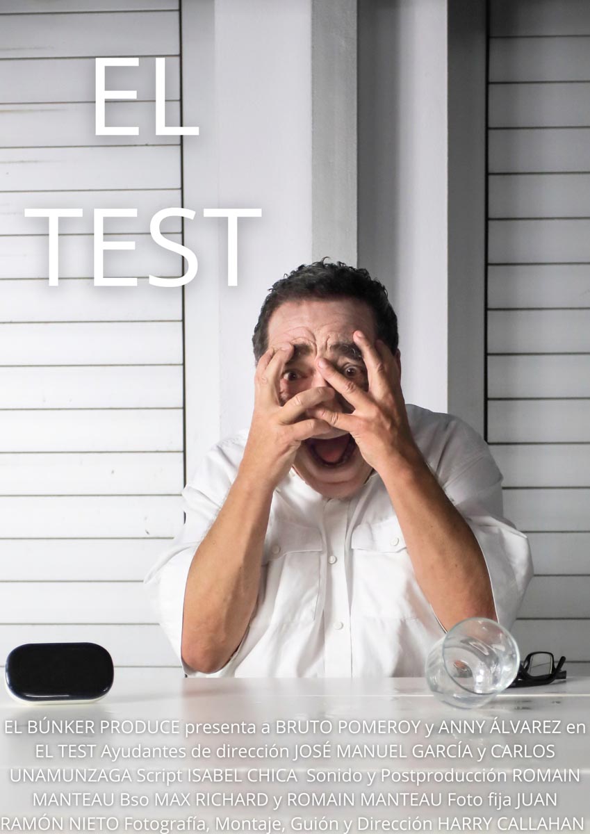 Póster del corto EL TEST