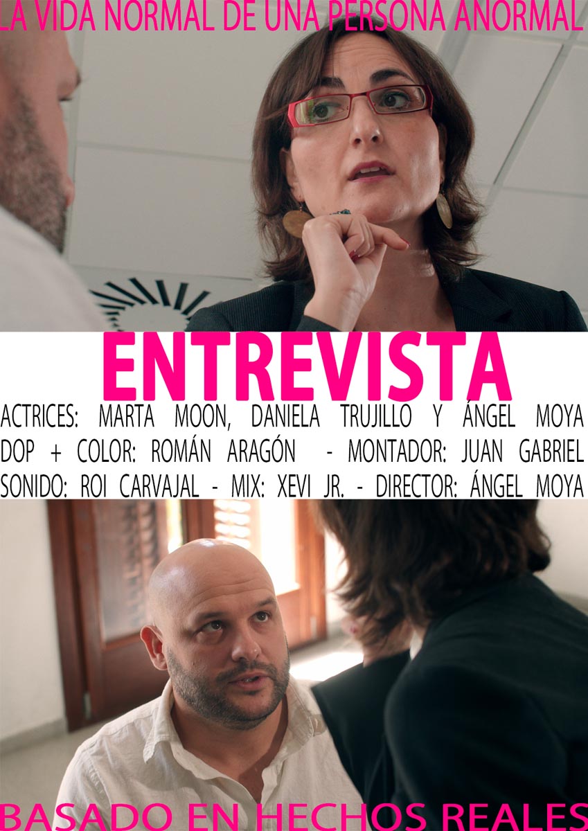 Póster del corto ENTREVISTA