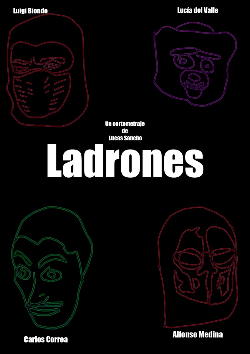 Póster del corto Ladrones