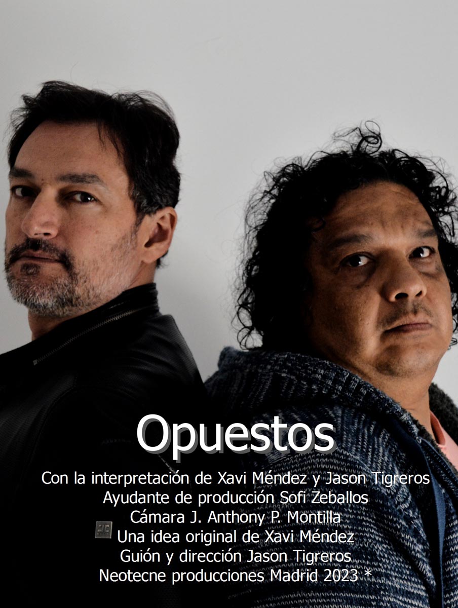 Póster del corto OPUESTOS