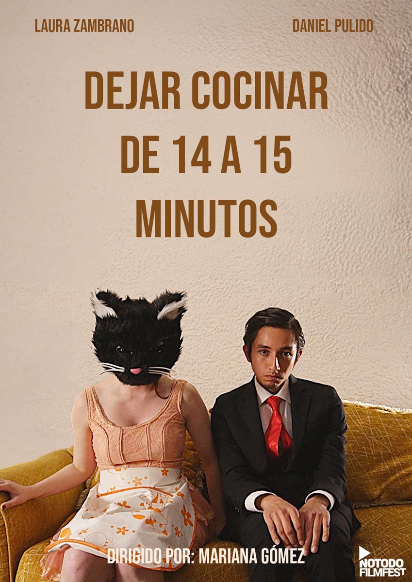 Póster del corto DEJAR COCINAR DE 13 A 14 MINUTOS