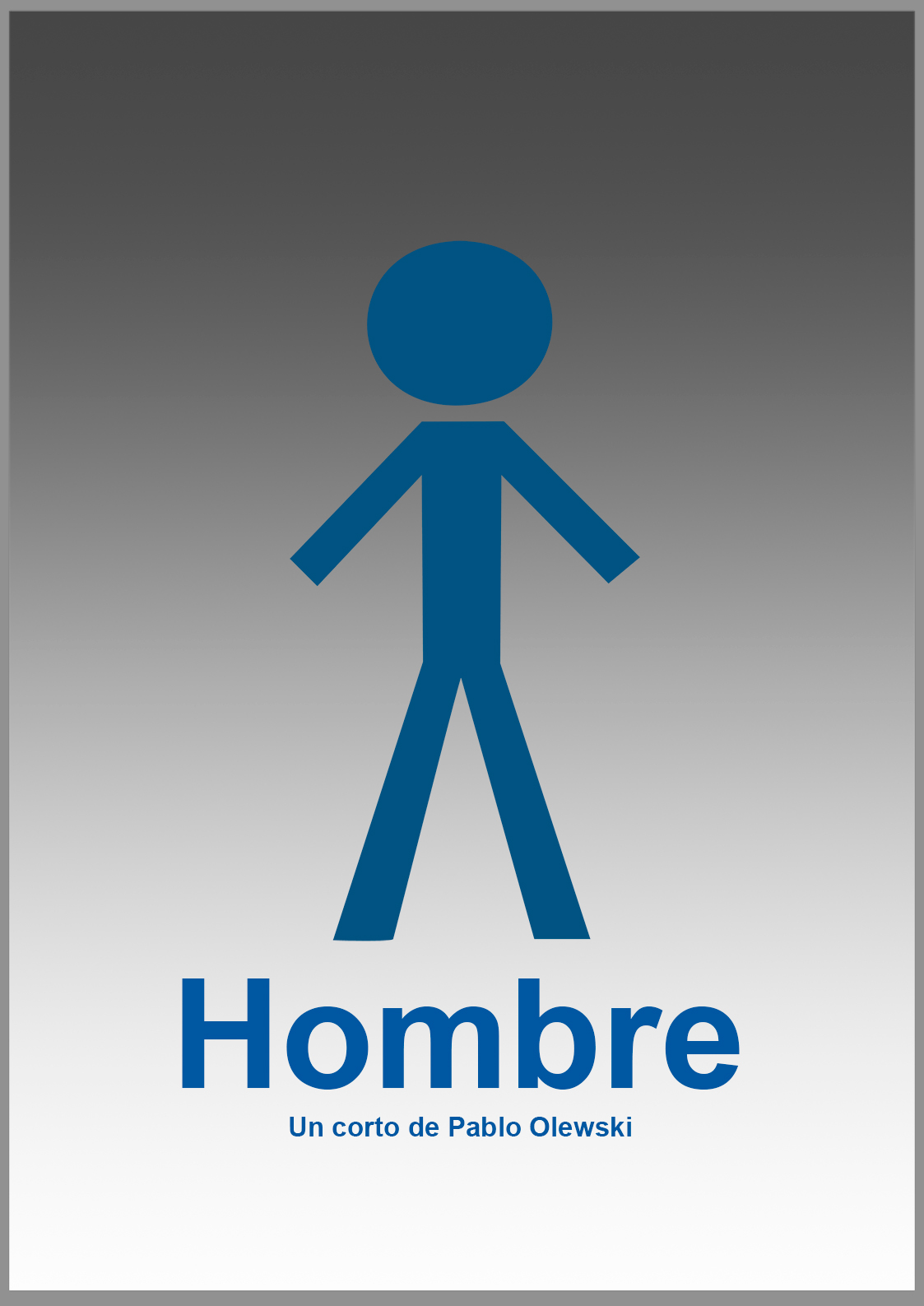 Póster del corto Hombre