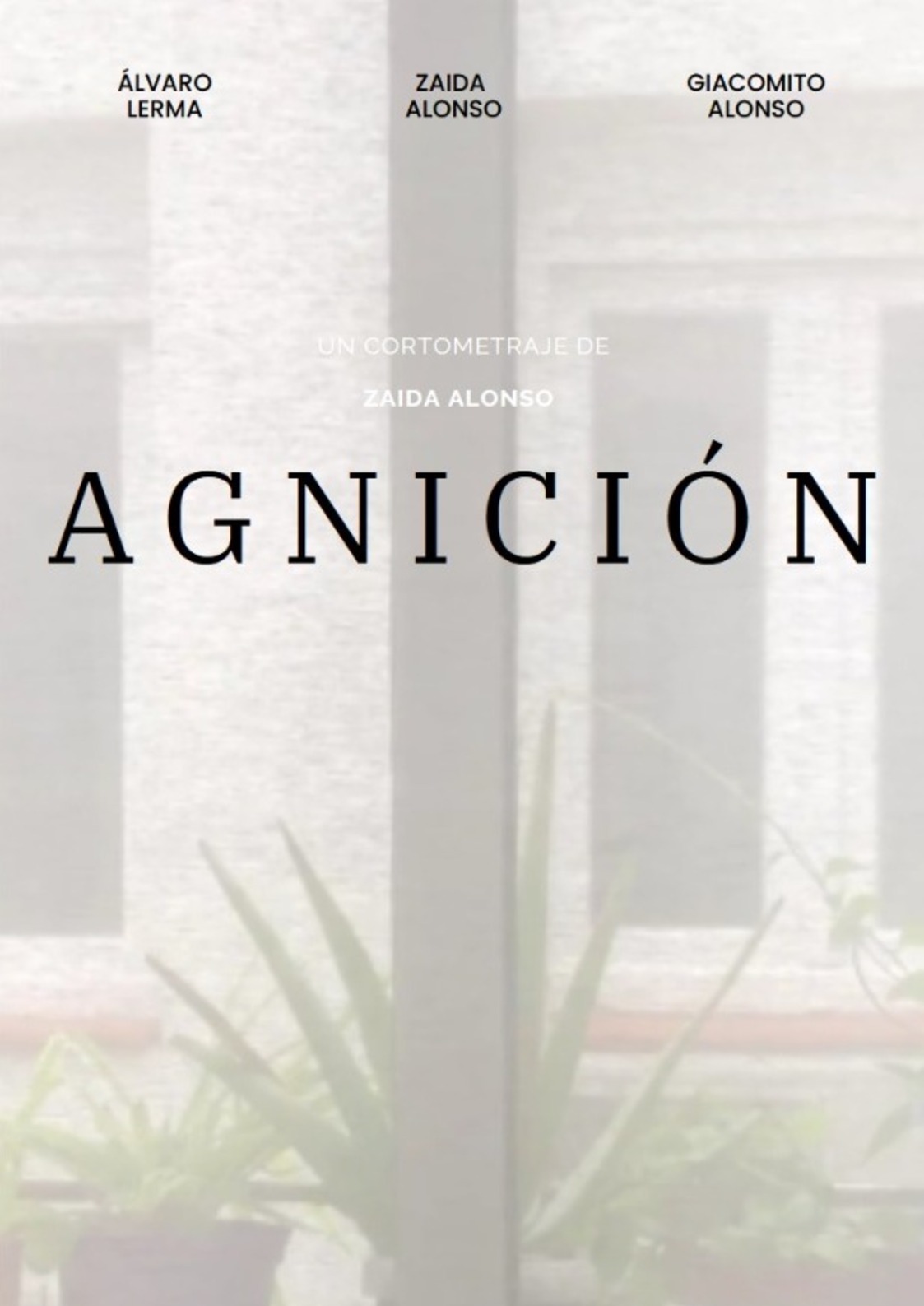 Póster del corto AGNICIÓN