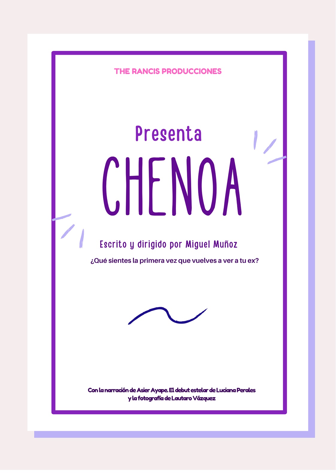 Póster del corto CHENOA