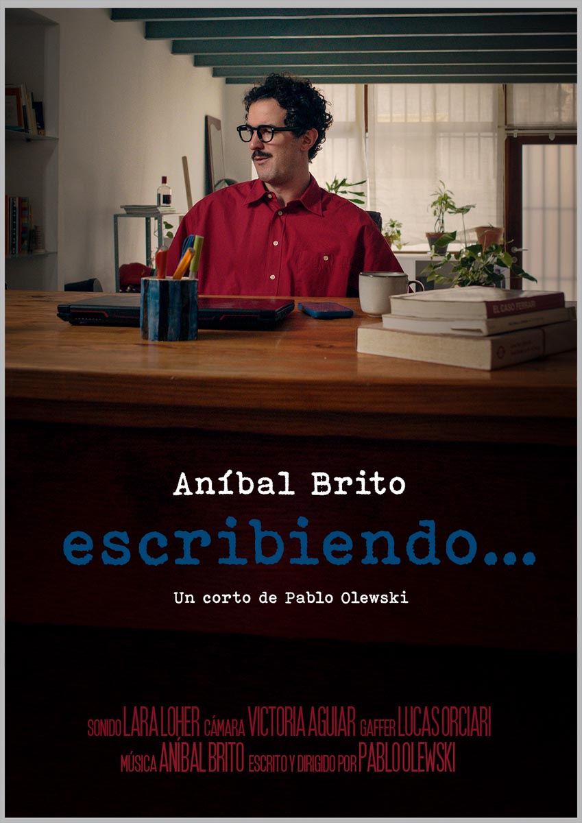 Póster del corto Escribiendo…