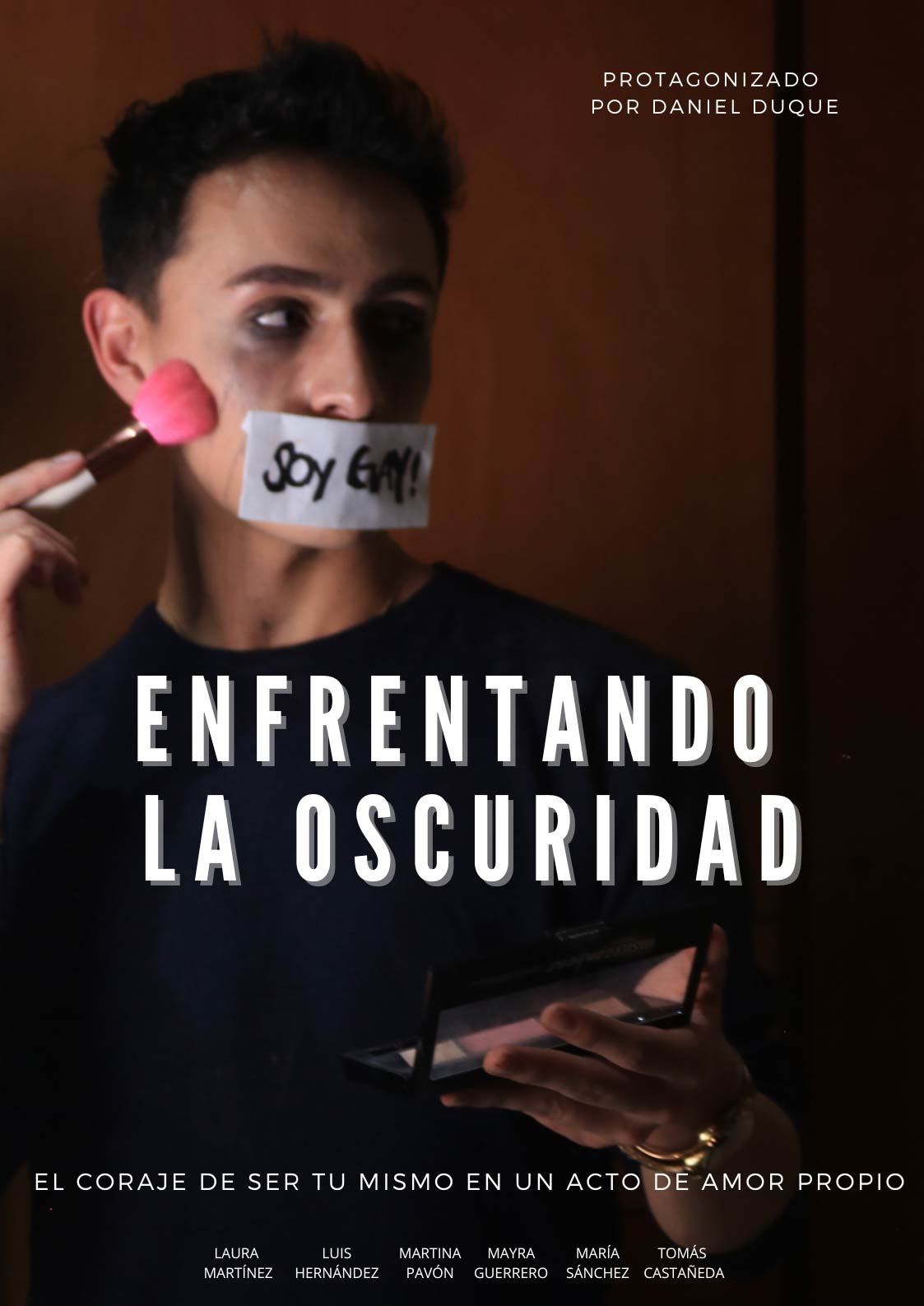 Póster del corto Enfrentando la oscuridad