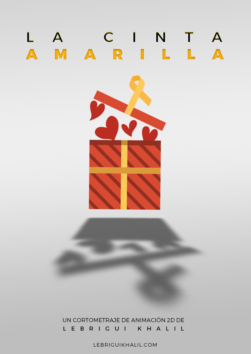 Póster del corto La cinta amarilla