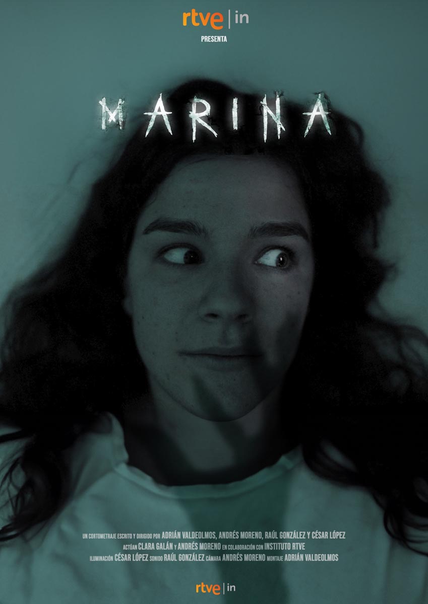 Póster del corto Marina