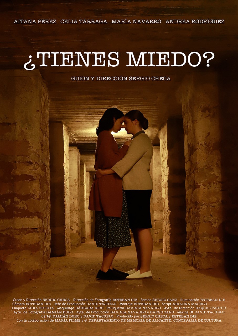 Póster del corto ¿Tienes miedo?