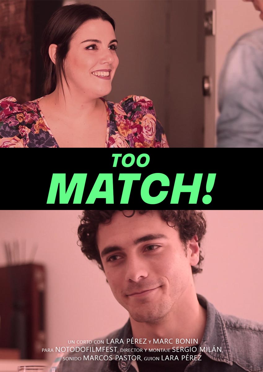 Póster del corto Too Match!