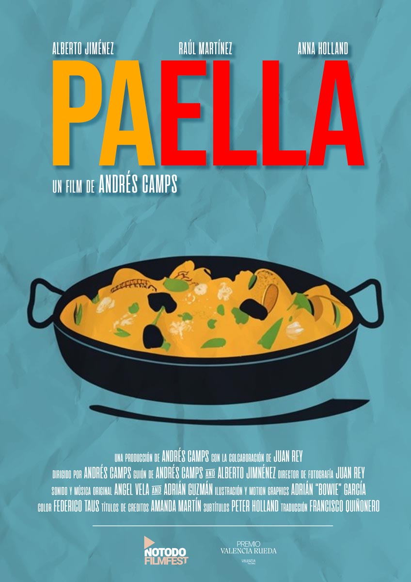 Póster del corto Paella