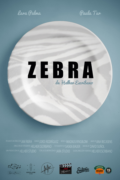 Póster del corto Zebra