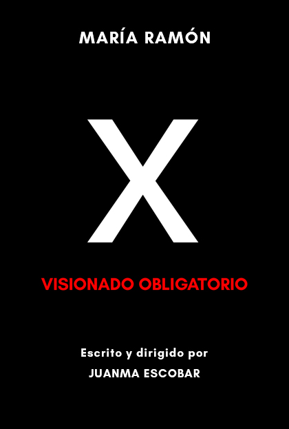 Póster del corto X