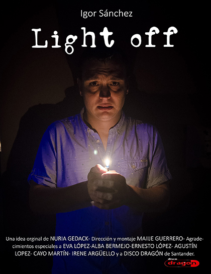 Póster del corto LIGHT OFF