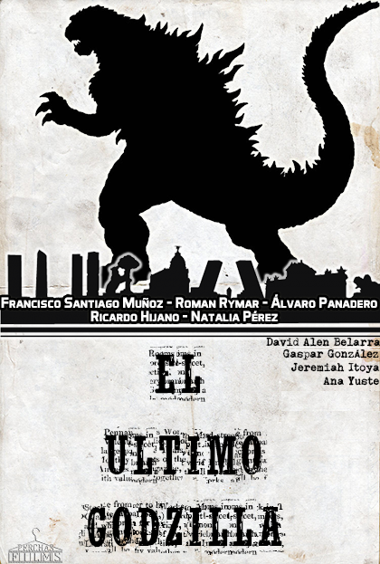 Póster del corto El último Godzilla