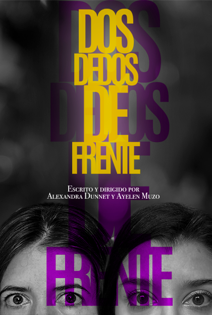 Póster del corto DOS DEDOS DE FRENTE