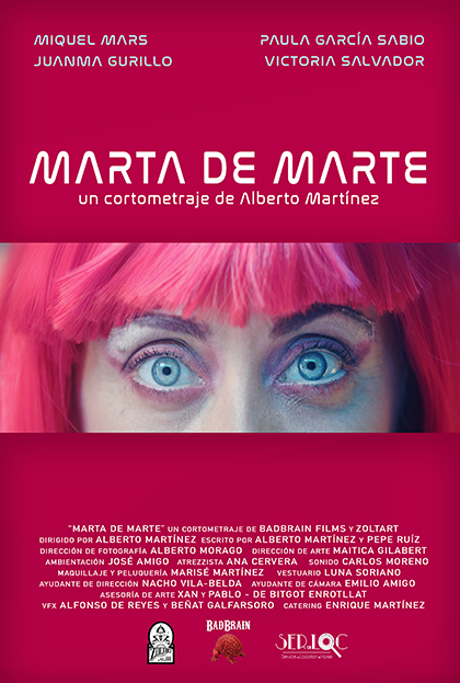 Póster del corto Marta de Marte