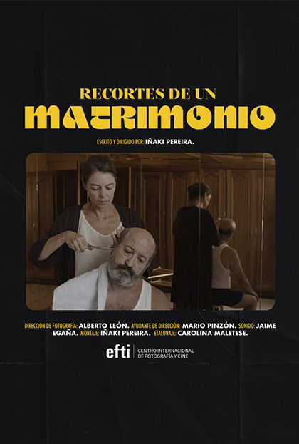 Póster del corto Recortes de un matrimonio