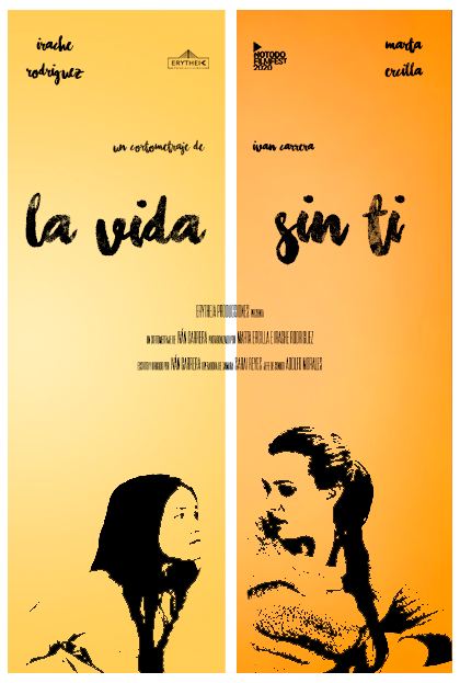 Póster del corto LA VIDA SIN TI