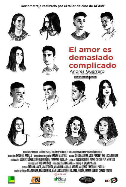 Póster del corto EL AMOR ES DEMASIADO COMPLICADO