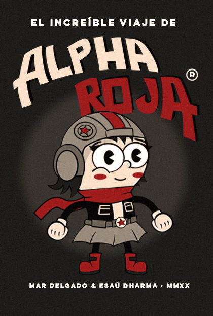 Póster del corto El Increíble viaje de Alpha Roja