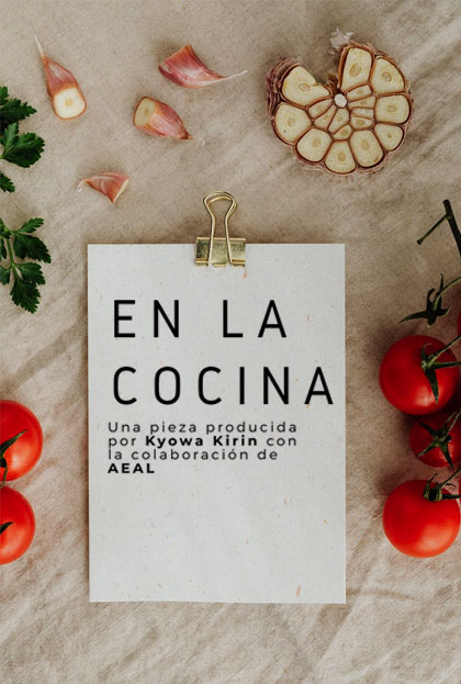 Póster del corto EN LA COCINA