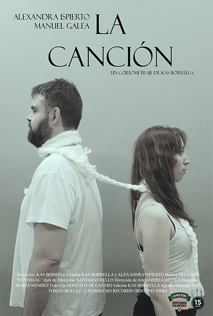 Póster del corto La Canción