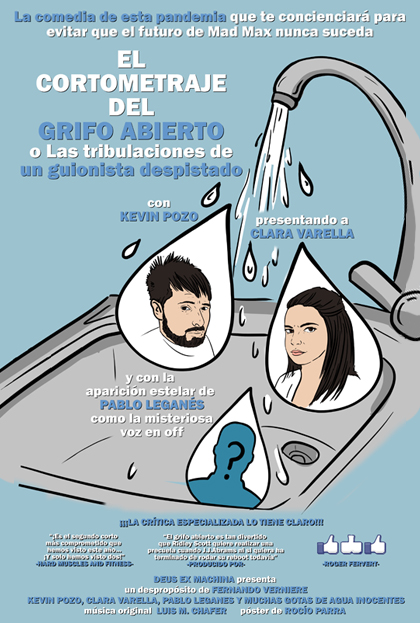 Póster del corto El cortometraje del grifo abierto o las tribulaciones de un guionista despistado