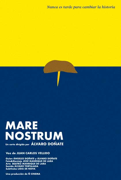 Póster del corto MARE NOSTRUM