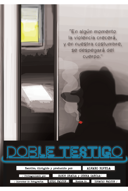 Póster del corto Doble Testigo