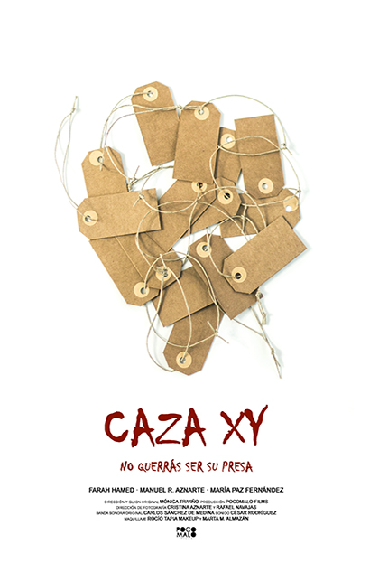 Póster del corto Caza XY