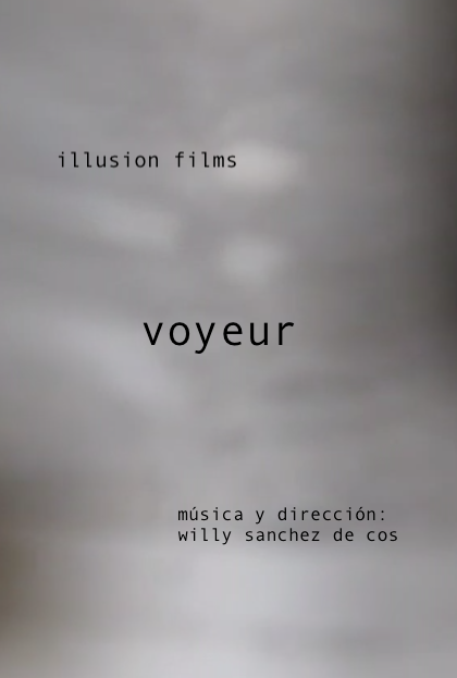 Póster del corto voyeur