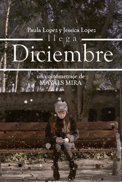 Póster del corto Llega Diciembre