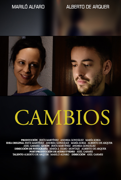 Póster del corto CAMBIOS