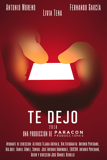 Póster del corto Te dejo